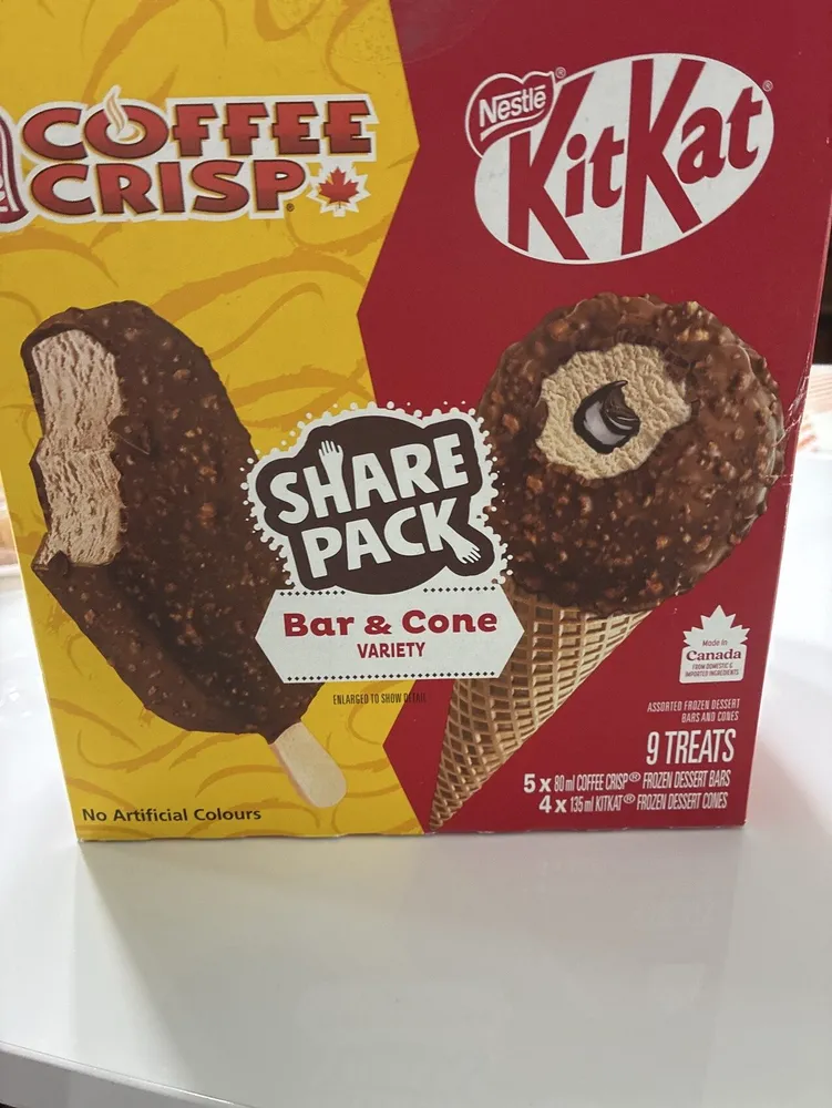 Coffee Crisp Frozen Desert Bar