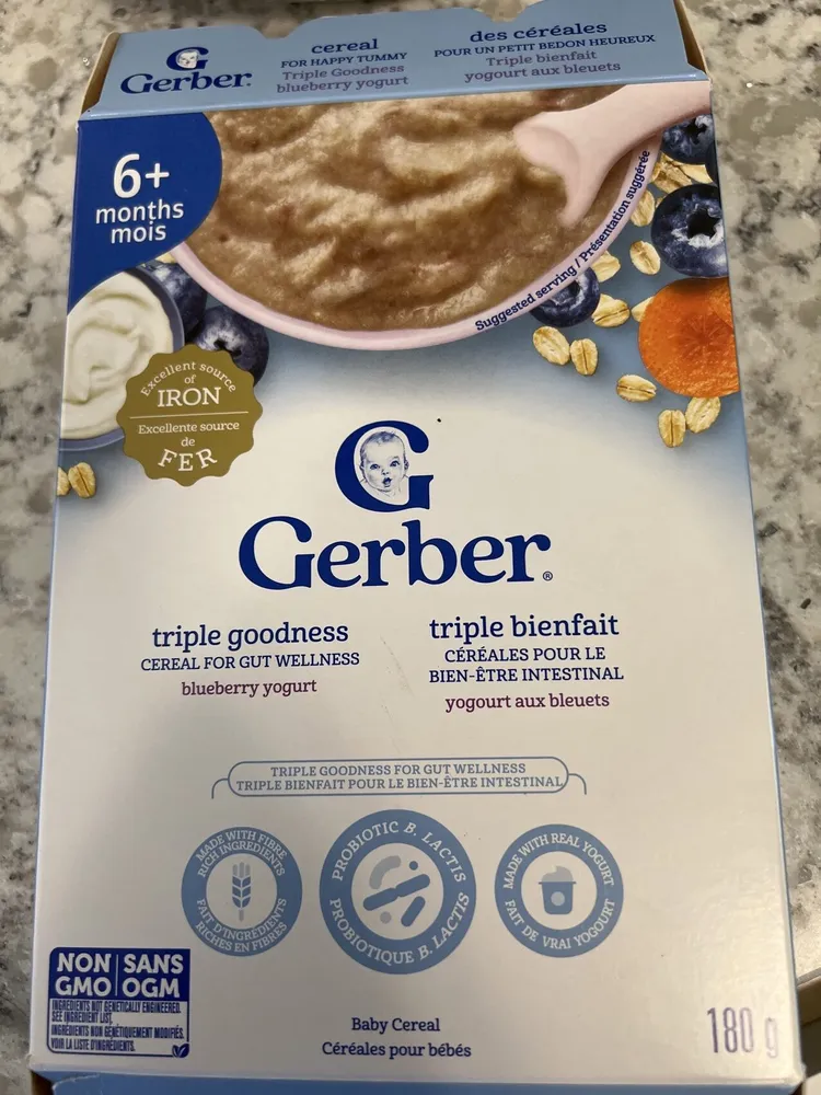 Triple Goodness Cereal For gut wellness Blueberry Yogurt