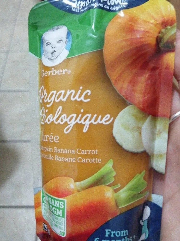Compote citrouille banane carotte