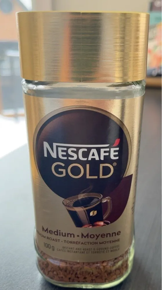 Gold medium roast instant coffee