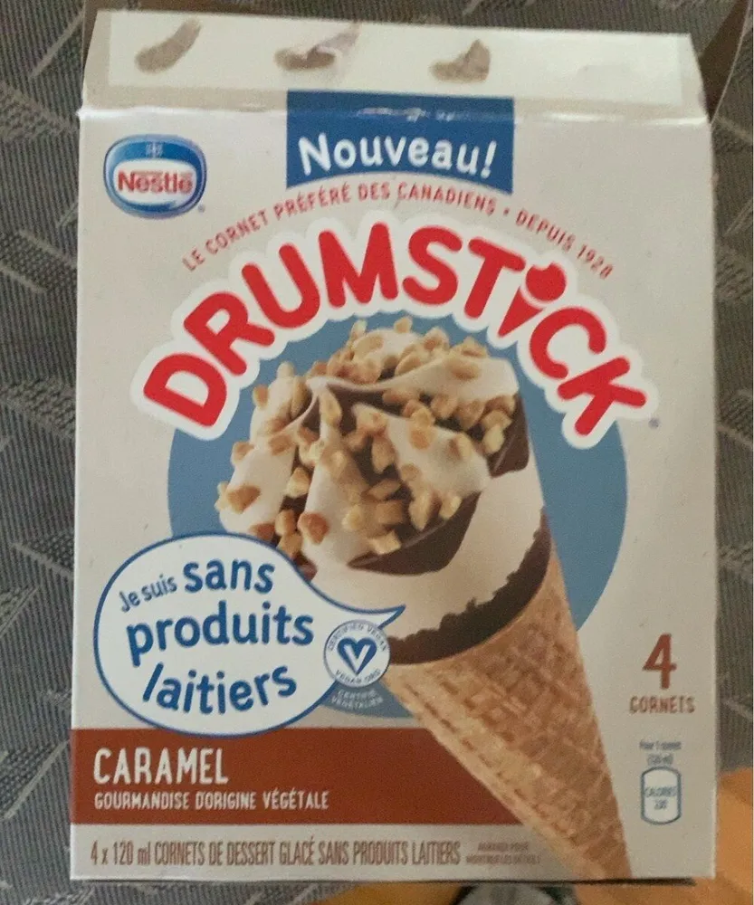 Cornet Drumstick sans produis laitiers