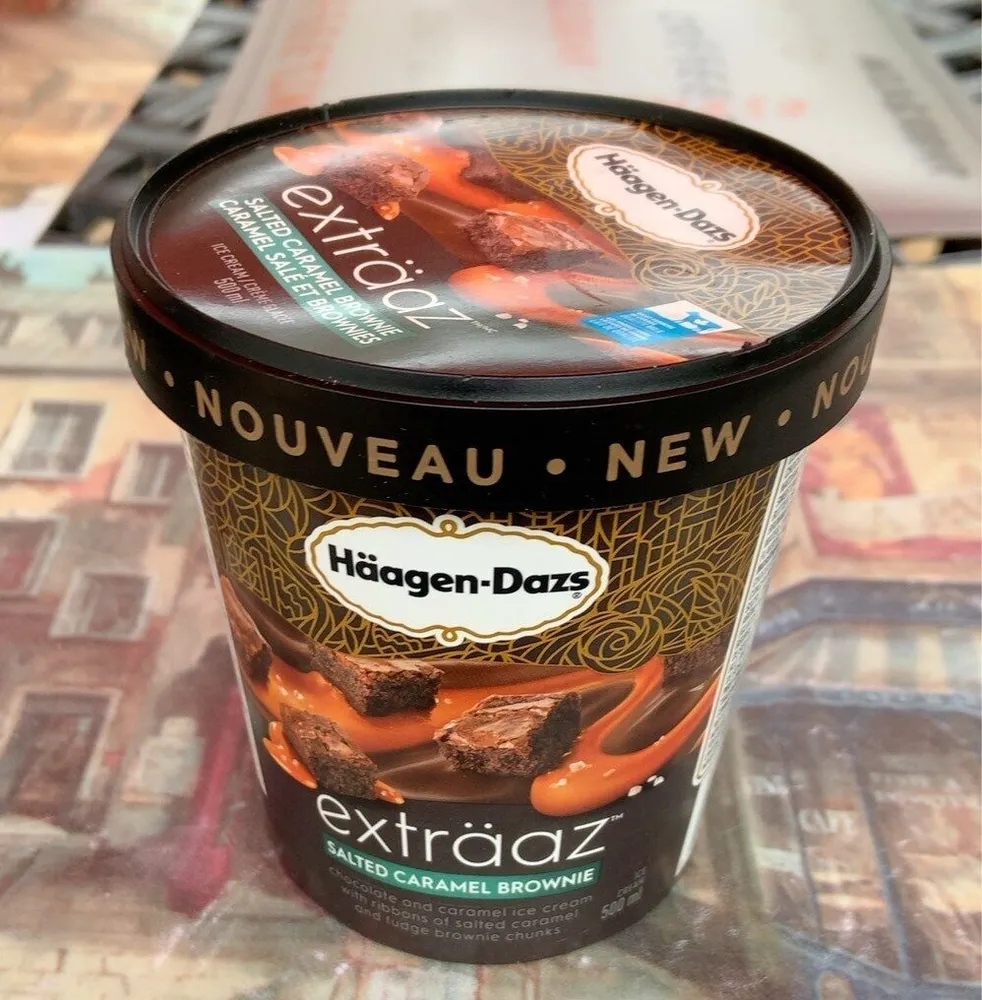 Salted Caramel Brownie ice cream