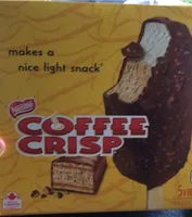 Coffee crisp barres de dessert glacé