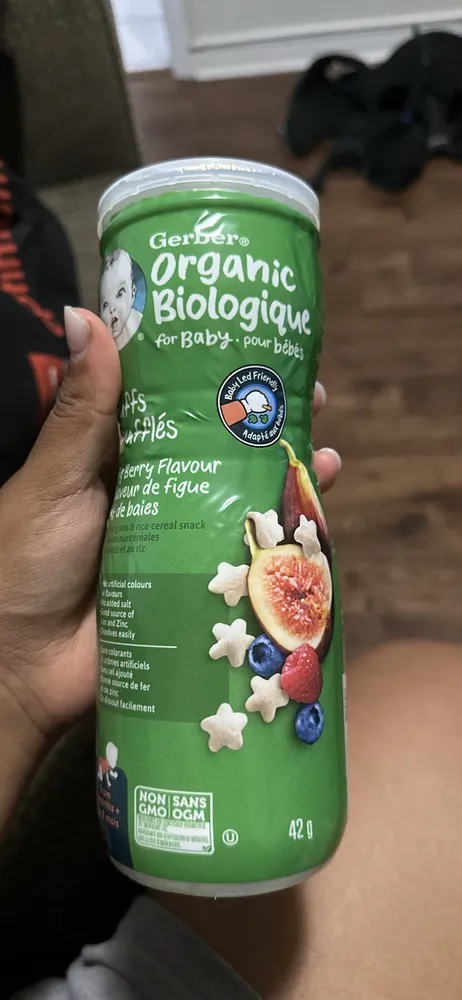 Puffs soufflés saveur de figue et de baies