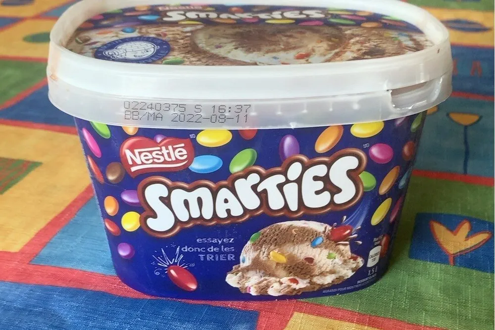 Smarties Ice cream