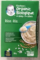 Céréales de riz pour bébés biologiques