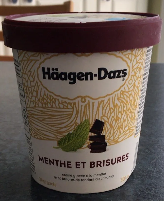 Creme glacée menthe chocolat