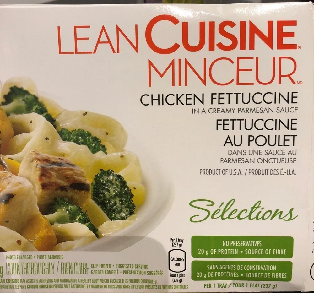 Lean cuisine minceur saveur chicken fettucine