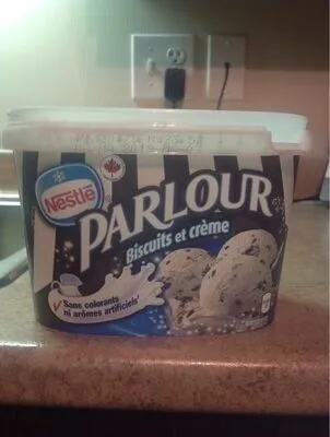 Crème glacée Parlour, biscuit et crème