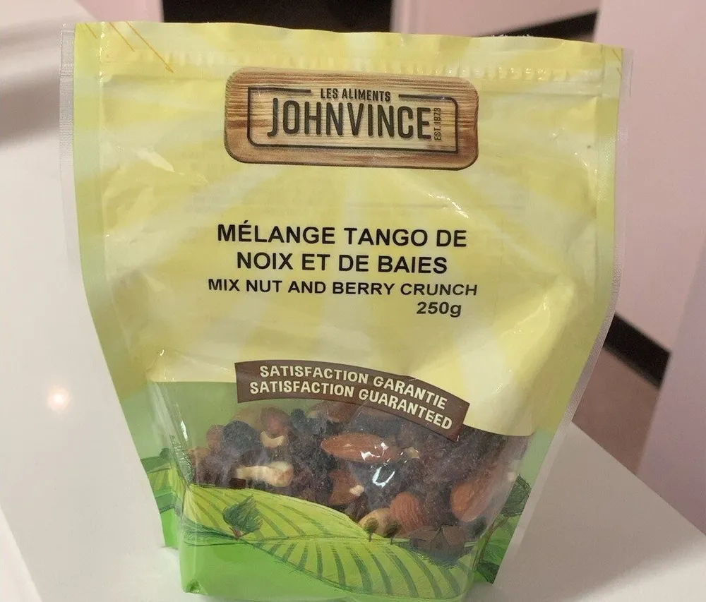 Mélange tango de noix et de baies