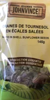 Graines de tournesol en écales salées