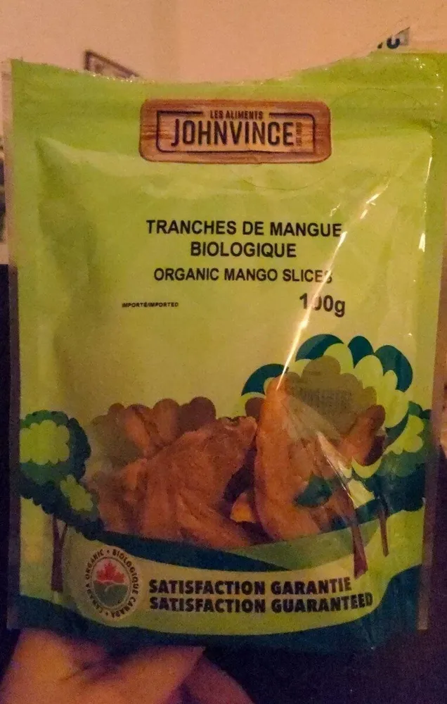 Tranches de mangue biologique