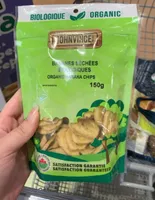 Organic banana chips