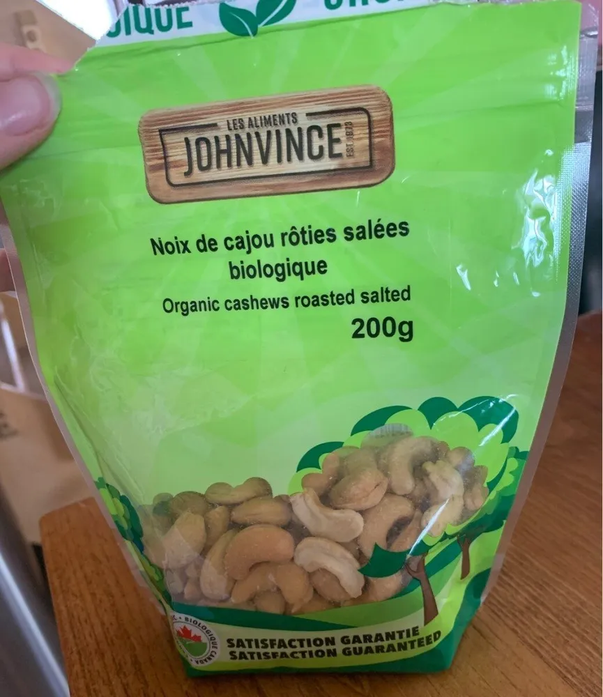Noix de cajou rôties salées