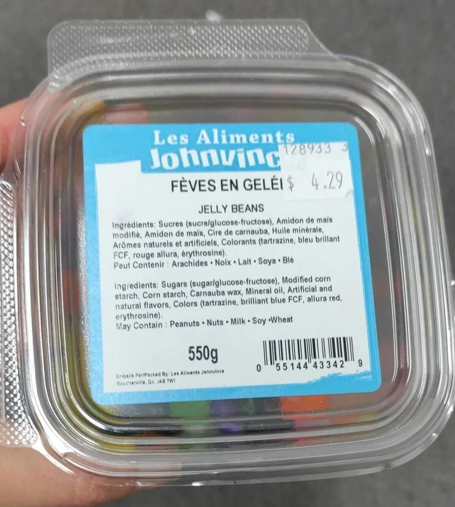 Fèves en gelées