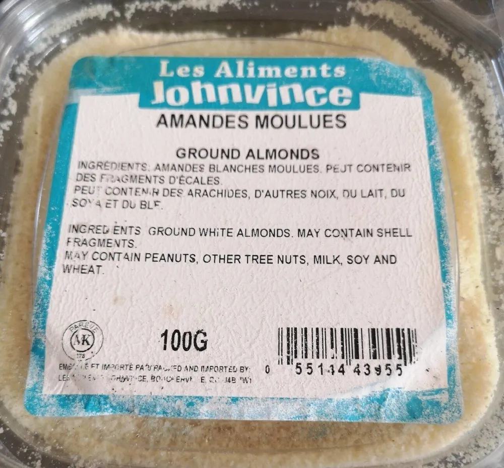 Amandes moulues