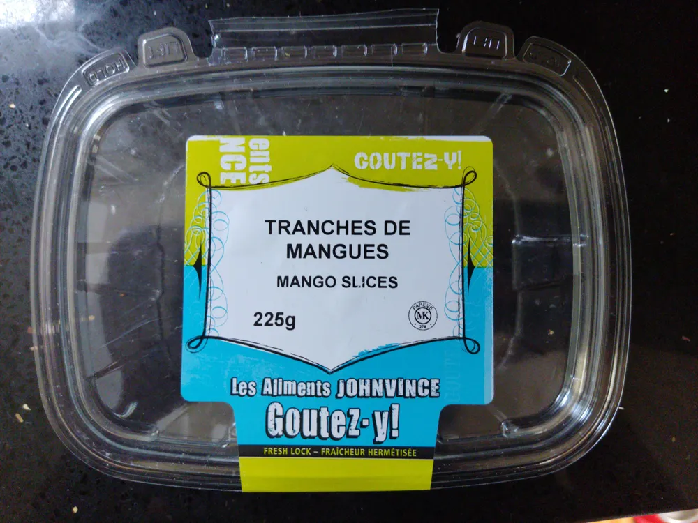 Tranches de mangues
