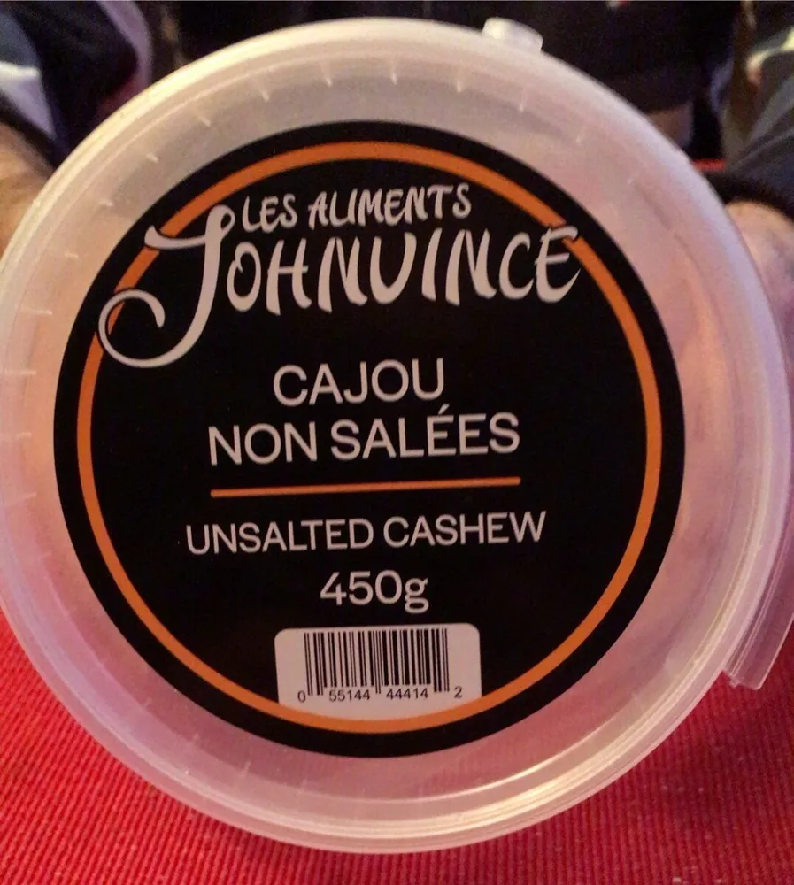 Cajou non salées