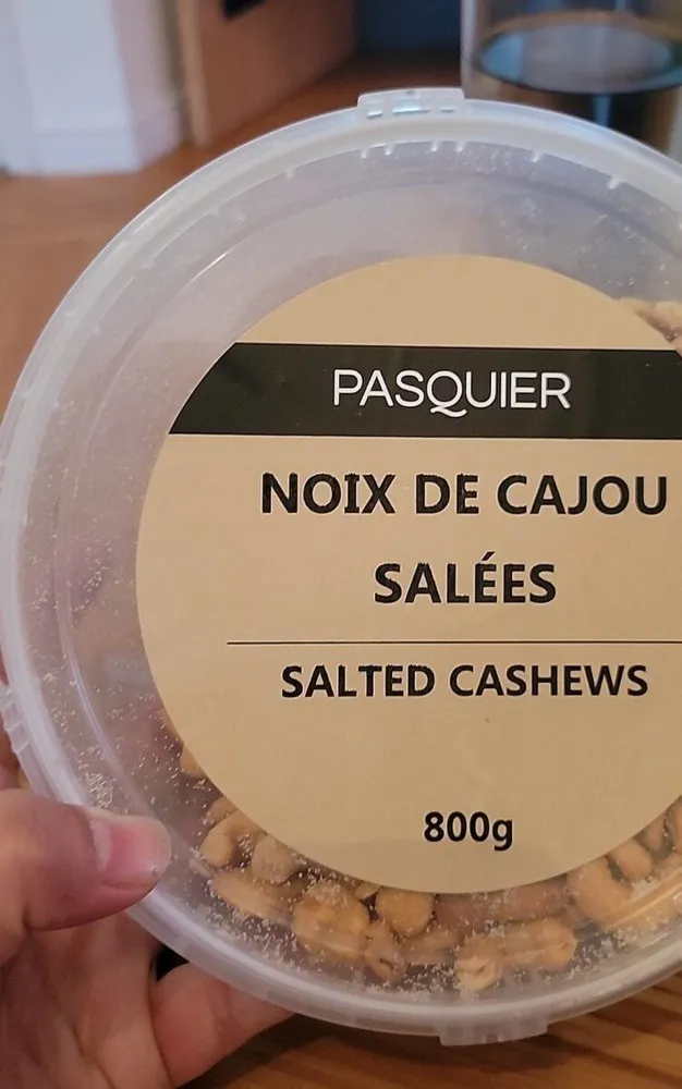 Noix de cajou salé