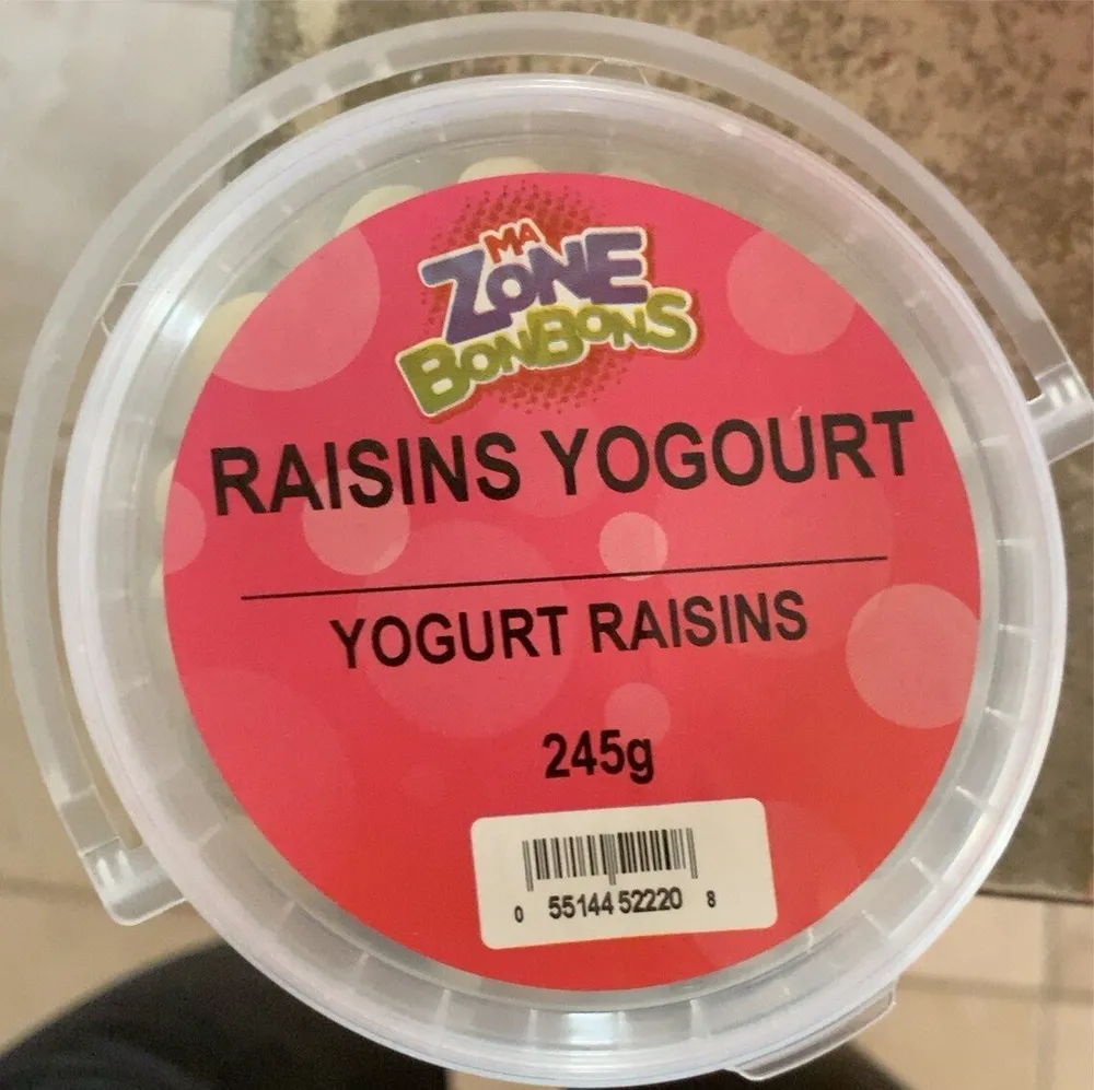 Raisin yogourt