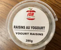 Raisins au yogourt