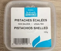 Pistaches écalées non salées