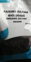 Raisin sultana biologique