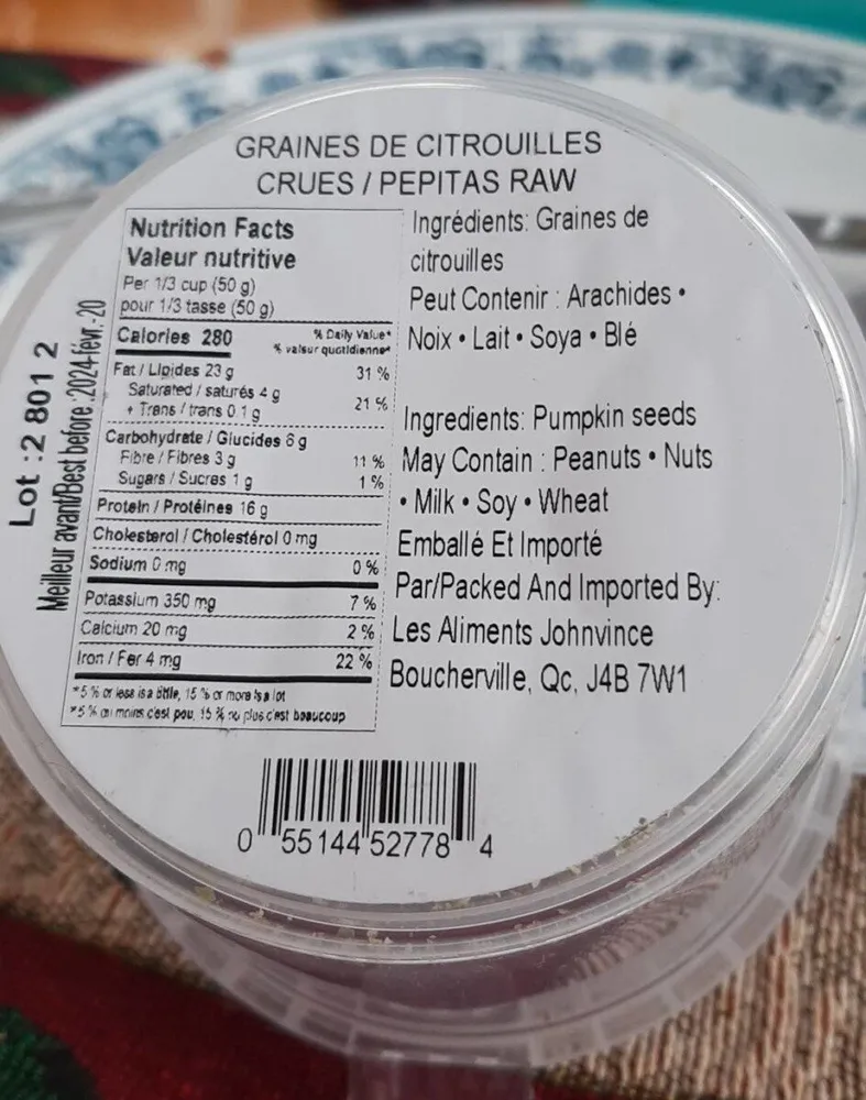 Graines de citrouille
