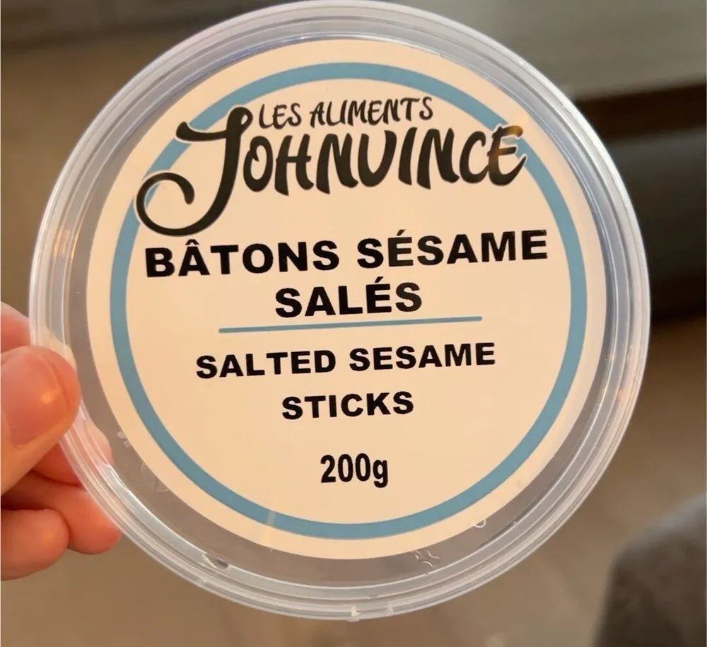 Bâtons sésame salé