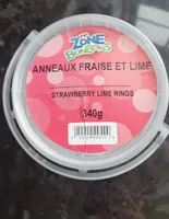 Bonbons Anneaux Fraise et Lime