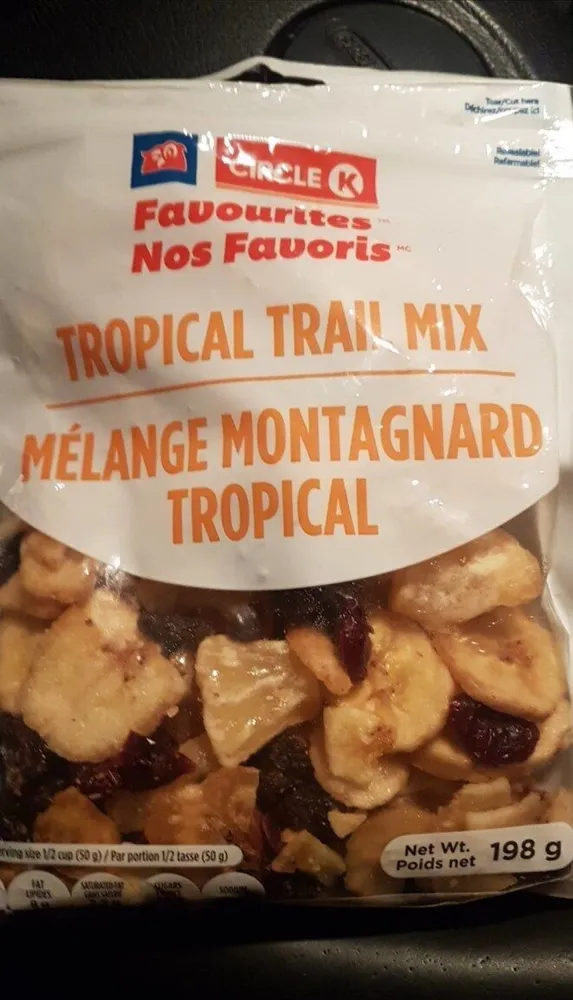 Tropical trail mix