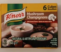 Cubes bouillon champignons