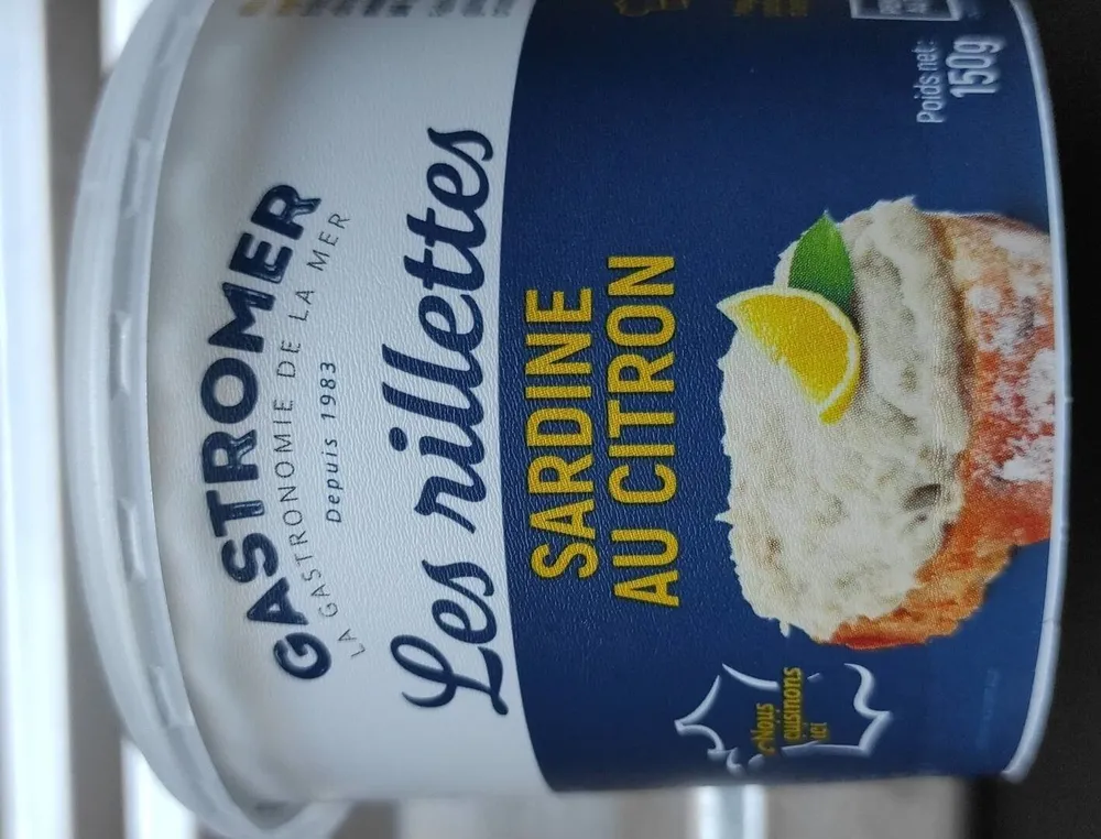 Sardine au citron