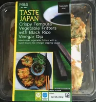 Crispy tempura vegetable fritters