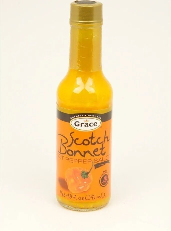 Grace hot pepper sauces