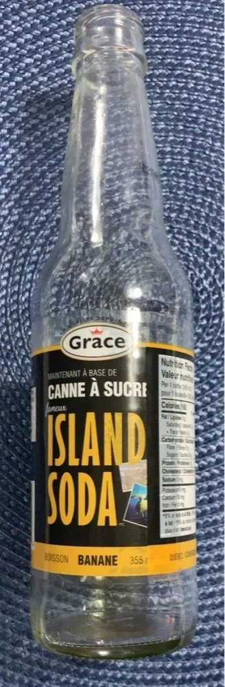 Banana Flavoured Drink, Island Soda
