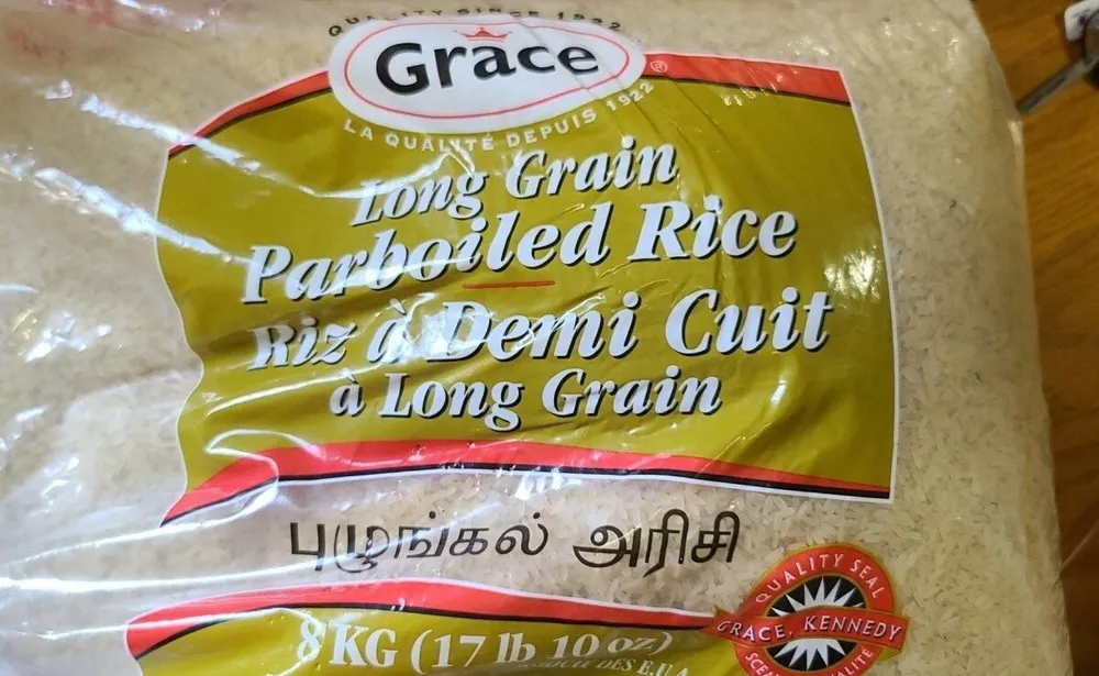 Long grain parboiled rice
