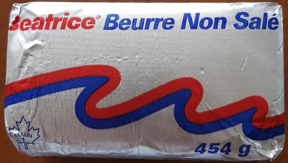 Beurre non salé