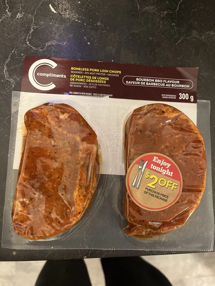 Boneless Pork Loin Chops Bourbon BBQ