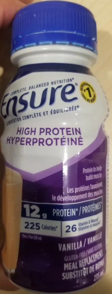 Ensure High Protein Vanilla Gluten-Free Meal Replacement