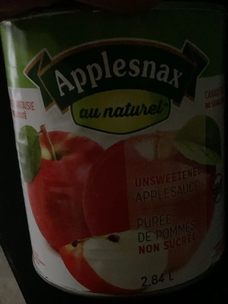 Puree de pommes non sucre