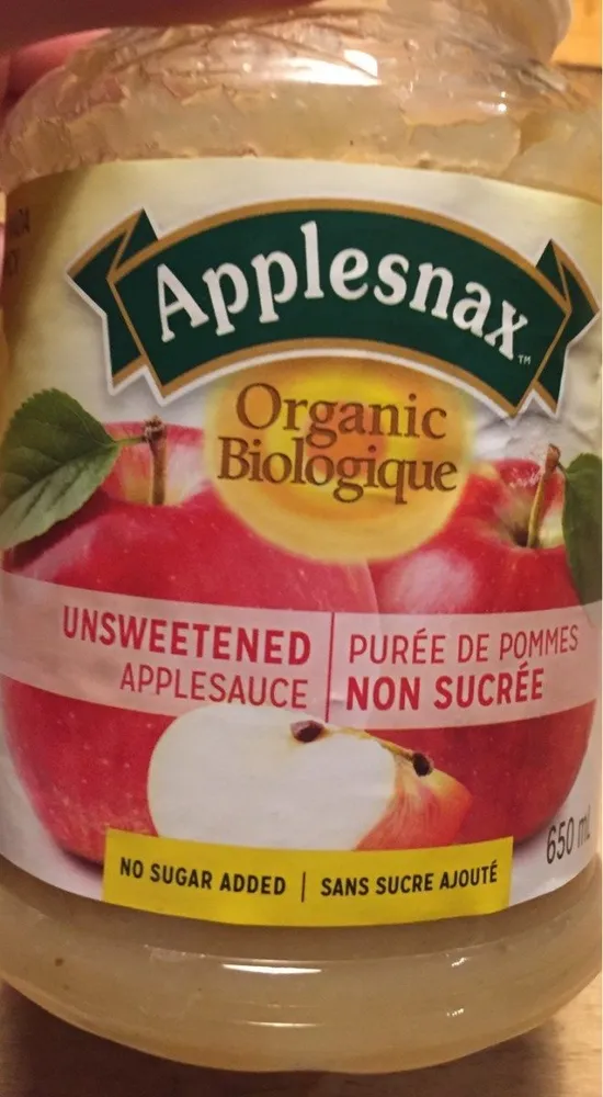 Puree de pommes non sucree