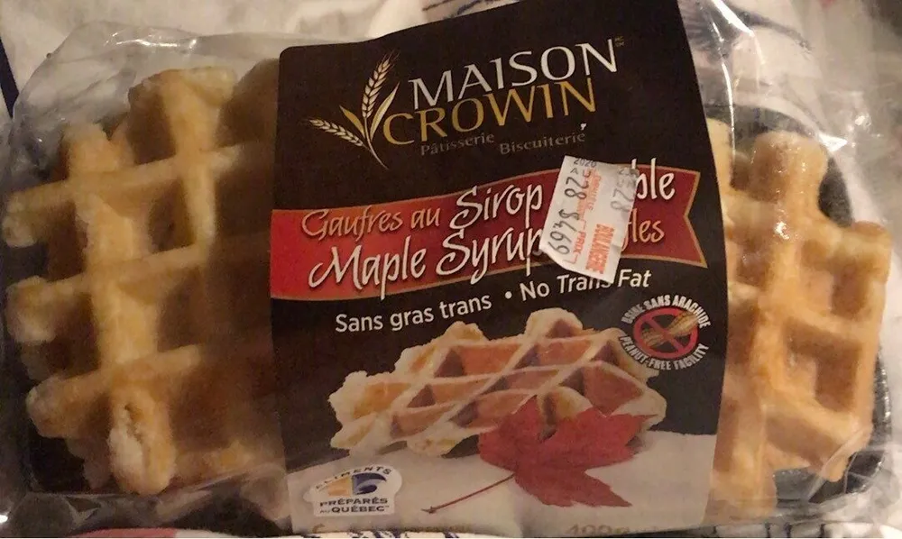 Gaufres au sirop d’érable