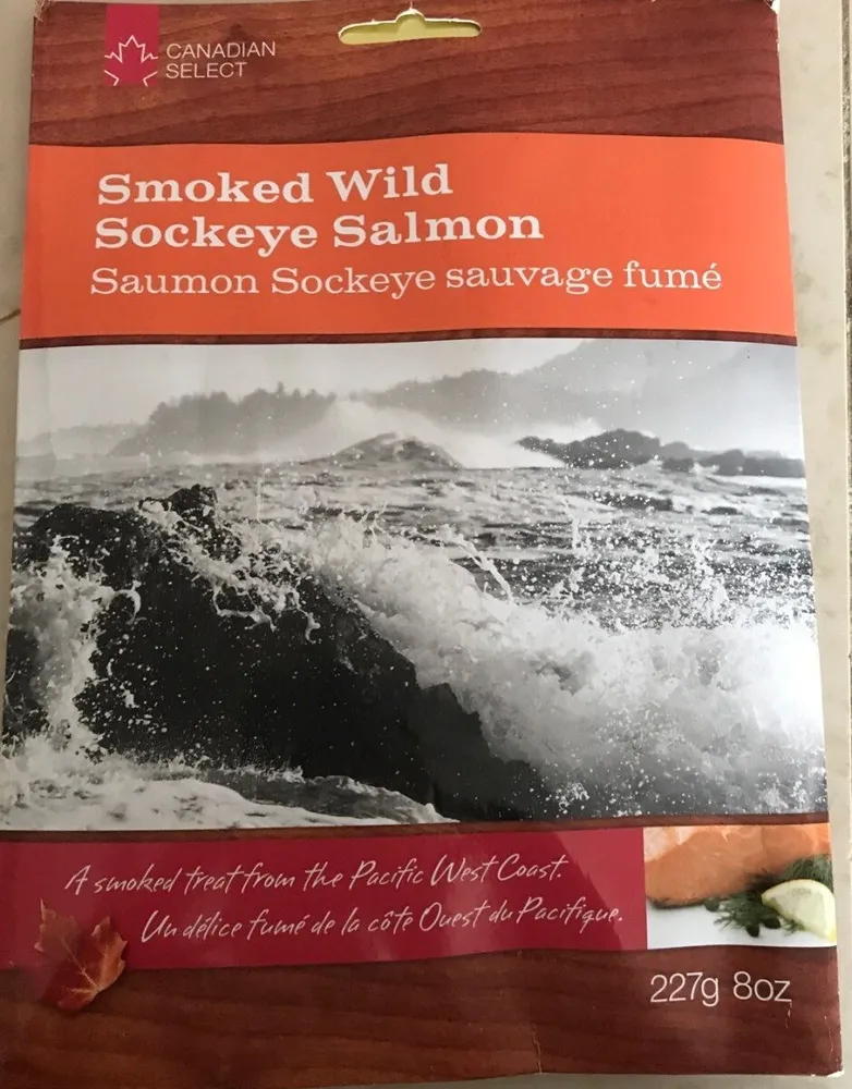 Saumon Sockeye sauvage fumé