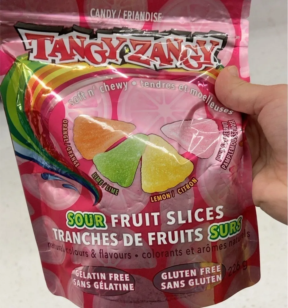 Tangy Zangy sour fruit slices