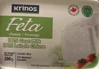 Feta fait de lait de chevre