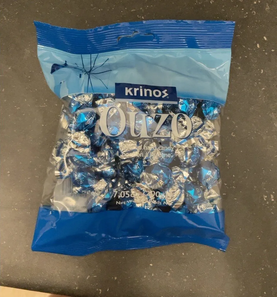Ouzo flavored hard candy