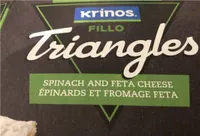 Spinach Feta Triangles