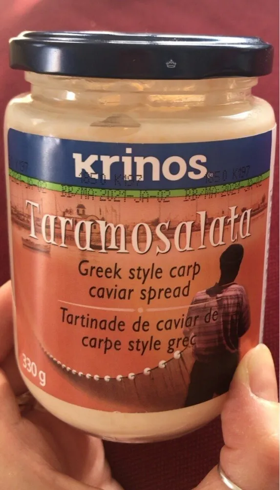 Tartinade de caviar de carpe à la grec