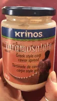 Tartinade de caviar de carpe à la grec
